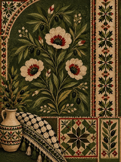 Roots of Sabr — A5 Islamic Art Print