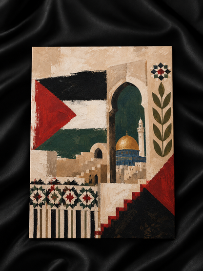 Land of Palestine — A5 Palestinian Inspired Art Print