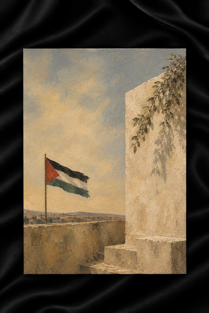 A Sky Over Palestine— A5 Palestinian Inspired Art Print