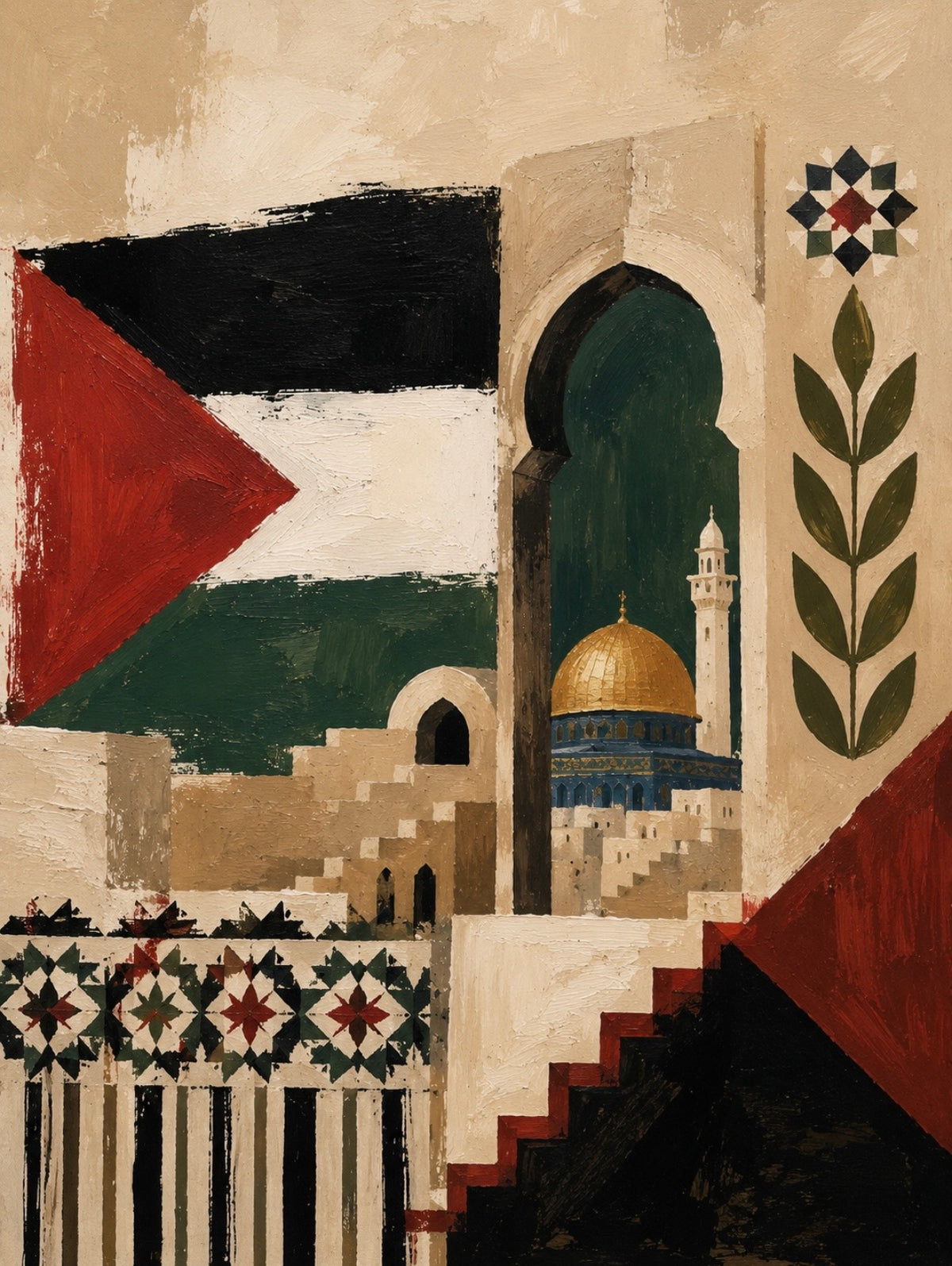 Land of Palestine — A5 Palestinian Inspired Art Print