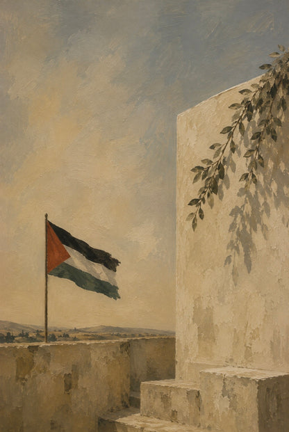 A Sky Over Palestine— A5 Palestinian Inspired Art Print