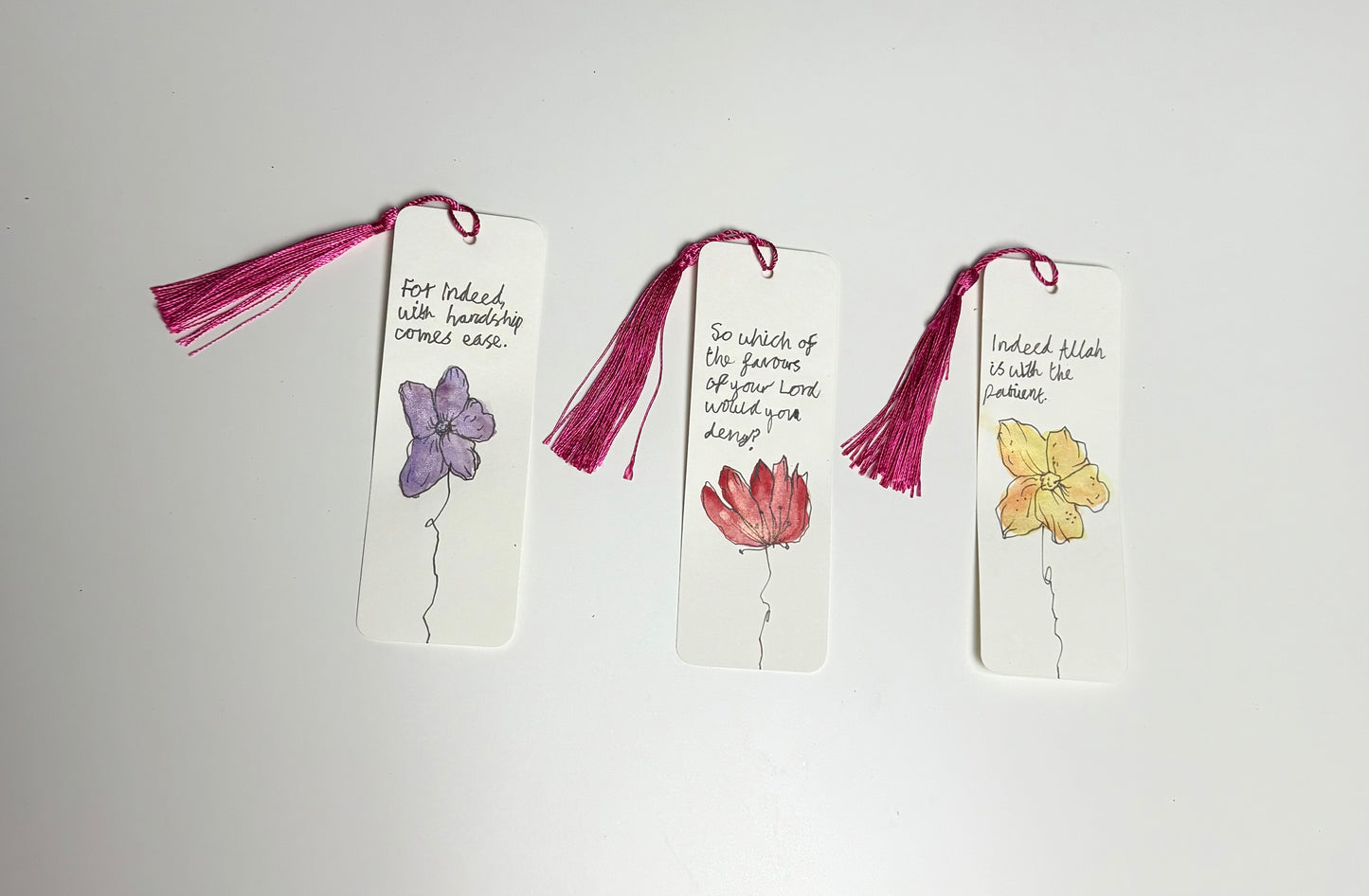 Set of 3 Handmade Bookmarks - 3 Day Dispatch Time